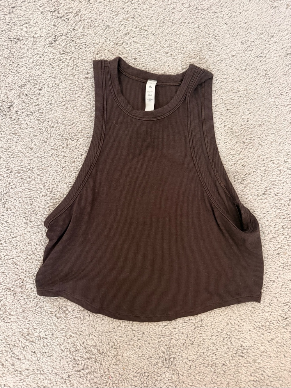 lululemon athletica hold tight Cropped Tank - Espresso